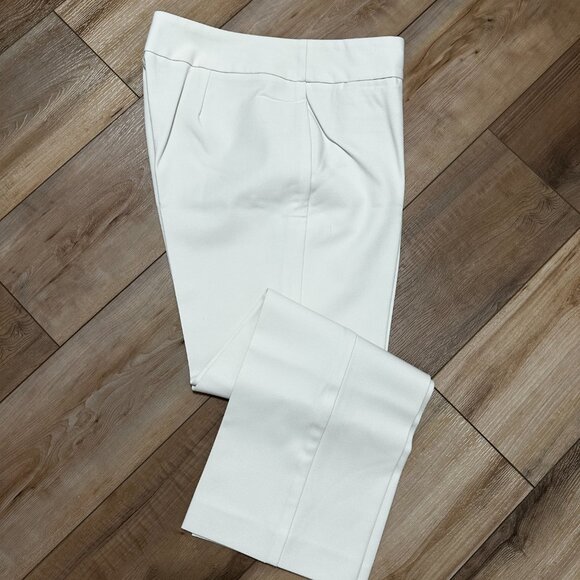 Talbots Signature Dress Pants Ivory Rayon Blend Size 10 Petite Preowned - Picture 11 of 11